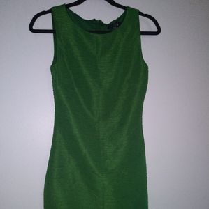 Green Satin Fitted Women's Mini Dress F21